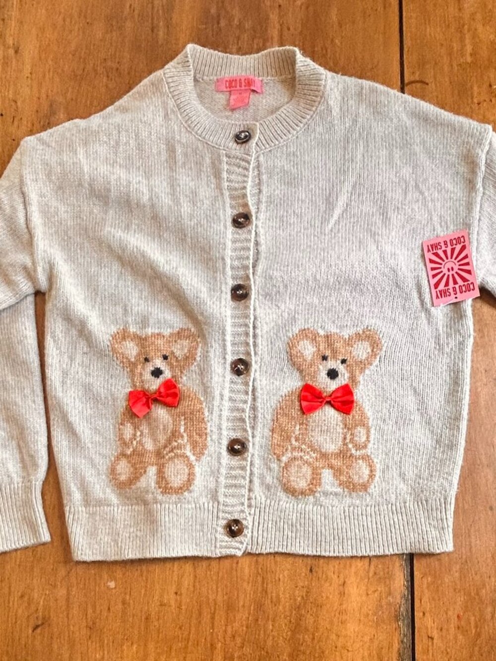 NWT -Teddy Bear cardigan, XL, Coco & Shay #girliepop #teddybear